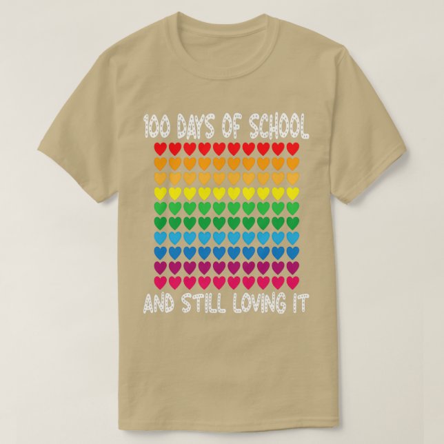 100 Days Of School And Still Loving It Teacher Boy T-Shirt (Design Front)