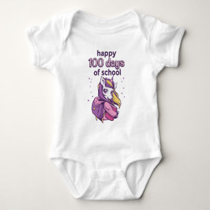 100 days of school baby bodysuit