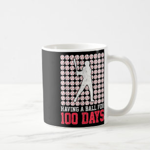100 Days Of School Baseball 100th Day For Boys Coffee Mug