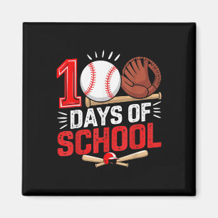 100 Days Of School Baseball 100th Day Student Magnet