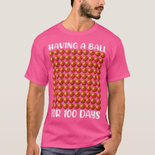 100 Days Of School Basketball 100Th Day 100 Days S T-Shirt