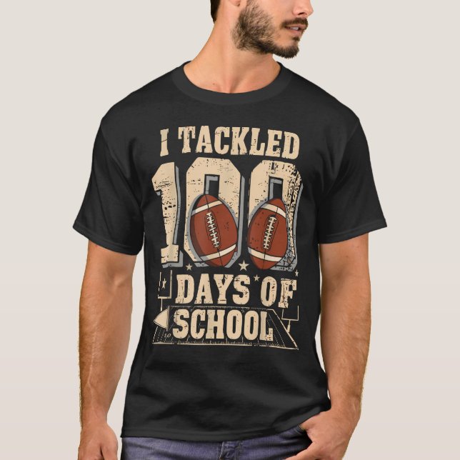 100 Days Of School Boys 100Th Funny T-Shirt (Front)