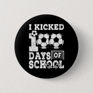 100 Days Of School Boys Kids 100th Day Of School S 6 Cm Round Badge