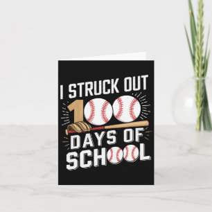 100 Days Of School Boys Kids 100th Day Of School S Card