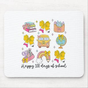 100 Days Of School Bruh School Teachers Kids Boys Mouse Pad