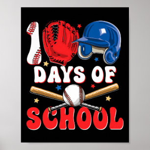 100 Days Of School Bysebyll 100th Day For Boys Kid Poster