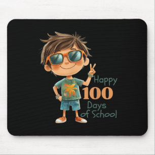 100 Days Of School Celebration Outfit Kids, Boys & Mouse Pad