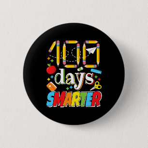 100 Days Of School Celebration Teacher Student 100 6 Cm Round Badge