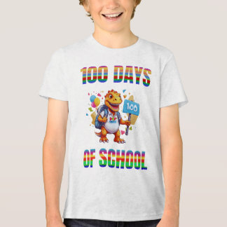 100 Days of School Celebration" Tri-Blend Shirt
