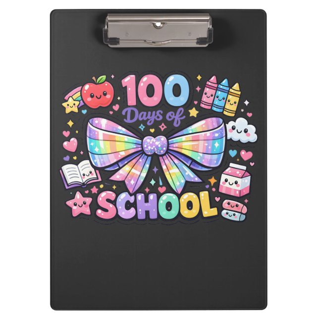 100 Days Of School  Clipboard (Front)