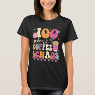 100 Days Of School Coffee Lover 100th Day Of Schoo T-Shirt