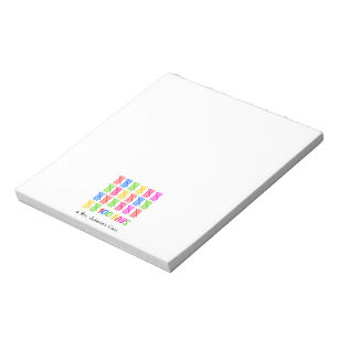 100 Days of School Colourful Tally Mark Notepad