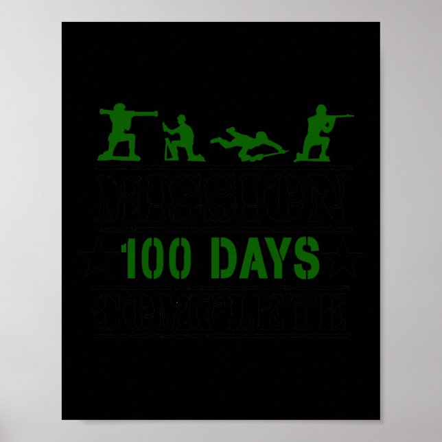 100 Days Of School Complete  Poster (Front)