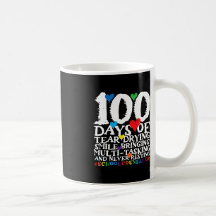 100 Days Of School Cute School Counsellor Coffee Mug