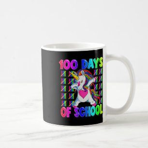100 Days Of School Cute Unicorn 100th Day Smarter Coffee Mug