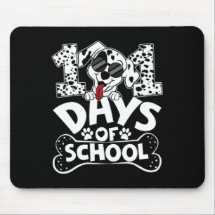 100 Days Of School Dalmatian Dog Boy Kid 100th Day Mouse Pad