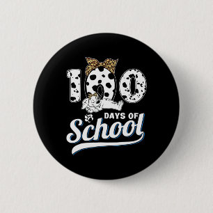 100 Days Of School Dalmatian Dog Boys Girls 100 Da 6 Cm Round Badge
