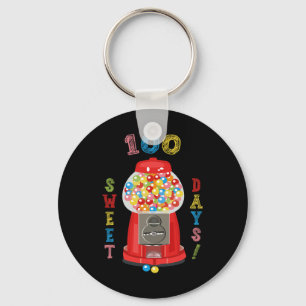 100 Days of School Design 100 Days of School Gumba Key Ring