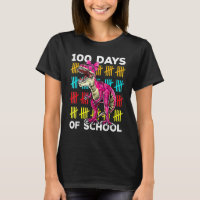 100 Days Of School Dinosaur Rex Dino Kids Boys 100