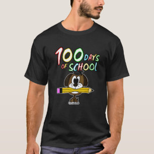 100 Days Of School Dog Kindergarten Students Teach T-Shirt