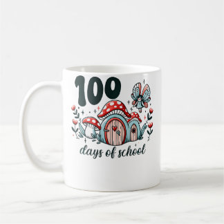 100 Days Of School Fairy Mushroom Magic Coffee Mug
