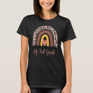 100 Days of School For 3rd Grade Teacher Rainbow L T-Shirt