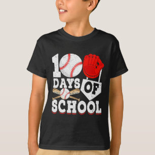 100 Days Of School For Boys Kids Bysebyll 100th Da T-Shirt
