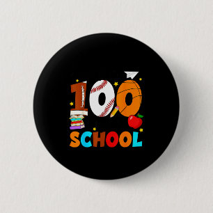 100 Days Of School For Teacher Kids Boys Girls 100 6 Cm Round Badge