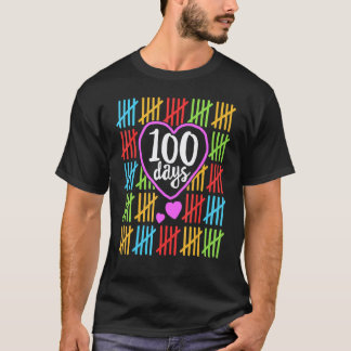 100 Days of School  for Teachers Women Counting T-Shirt