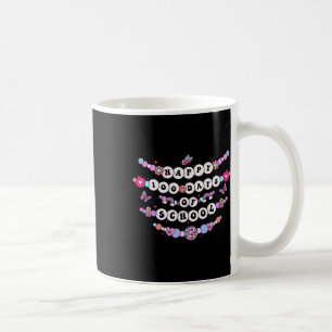 100 Days Of School Friendship Bracelet Teacher App Coffee Mug