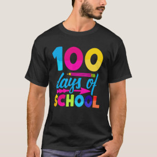 100 Days Of School Funny 100 Days Brighter For Tea T-Shirt