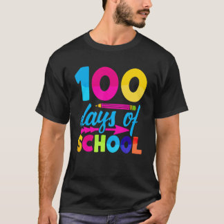100 Days Of School Funny 100 Days Brighter For Tea T-Shirt