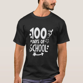 100 Days Of School Funny Dalmatian Kids Teacher St T-Shirt