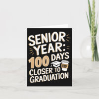100 Days Of School Funny Senior Year Graduation Hi