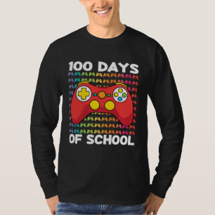100 Days of School Gamer Boy Costume Outfit Game C T-Shirt