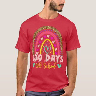 100 Days of School Gift For Kids Students And Teac T-Shirt