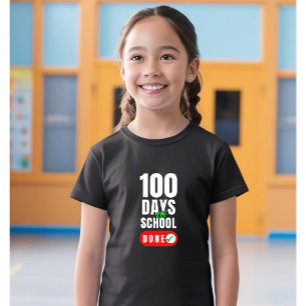 100 Days of School Girl Kids' T-Shirt