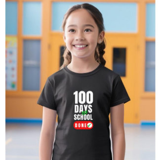 100 Days of School Girl Kids' T-Shirt