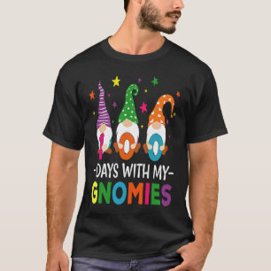 100 Days Of School Gnomies Teacher 100th Day Gnome T-Shirt