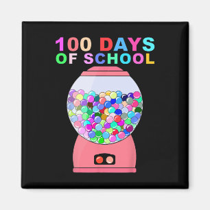 100 Days Of School Gumball Machine For Kids Teache Magnet