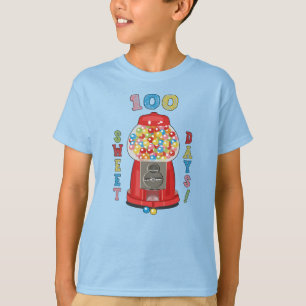 100 Days of School Gumball Machine  T-Shirt