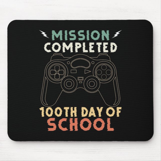 100 Days Of School Happy 100th Day Of School  Mouse Pad (Front)