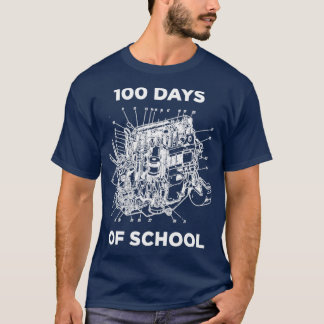 100 Days of School Happy 100th Day T-Shirt