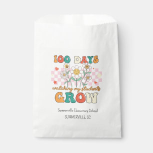 100 Days of School Hundred Days 100th Groovy Favour Bags