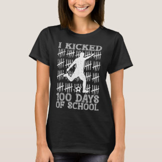 100 Days Of School I Kicked Soccer 100th Day Of Sc T-Shirt