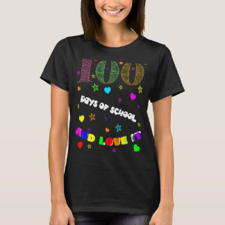 100 Days Of School & I Love It Tee Smarter Teacher