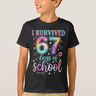 100 Days Of School I Survived 67 Days Of School Te T-Shirt