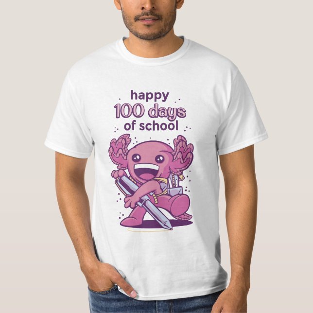 100 days of school invitation T-Shirt (Front)