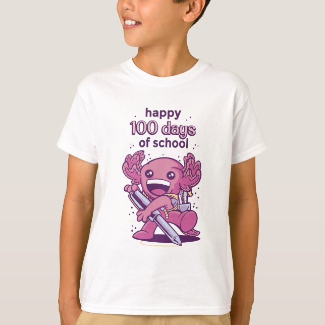 100 days of school invitation T-Shirt (Front)