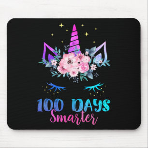 100 Days Of School Kids Teacher 100th Day Rainbow  Mouse Pad